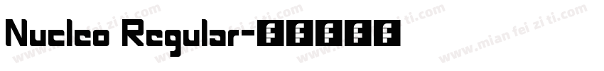 Nucleo Regular字体转换